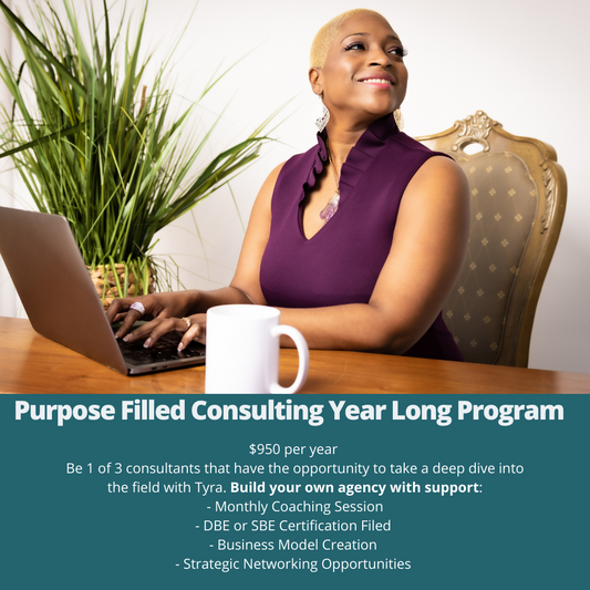 Year Long Purpose Filled Consulting Coaching Program