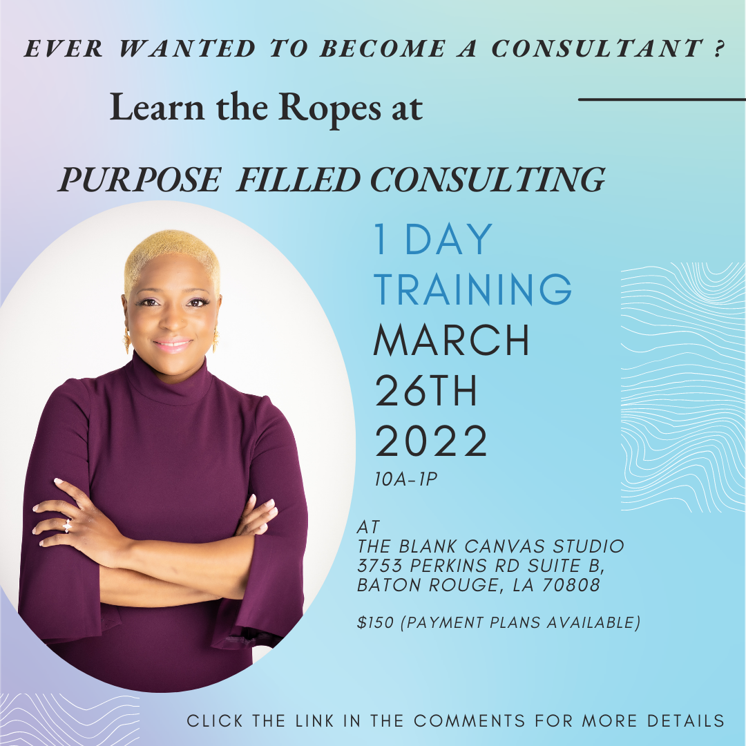 Purpose Filled Consulting Training